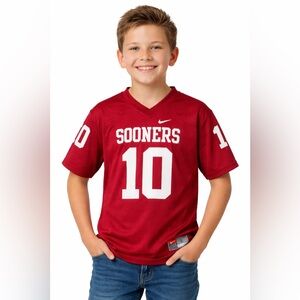 Nike Team Oklahoma Sooners #10 Football Jersey Youth Large